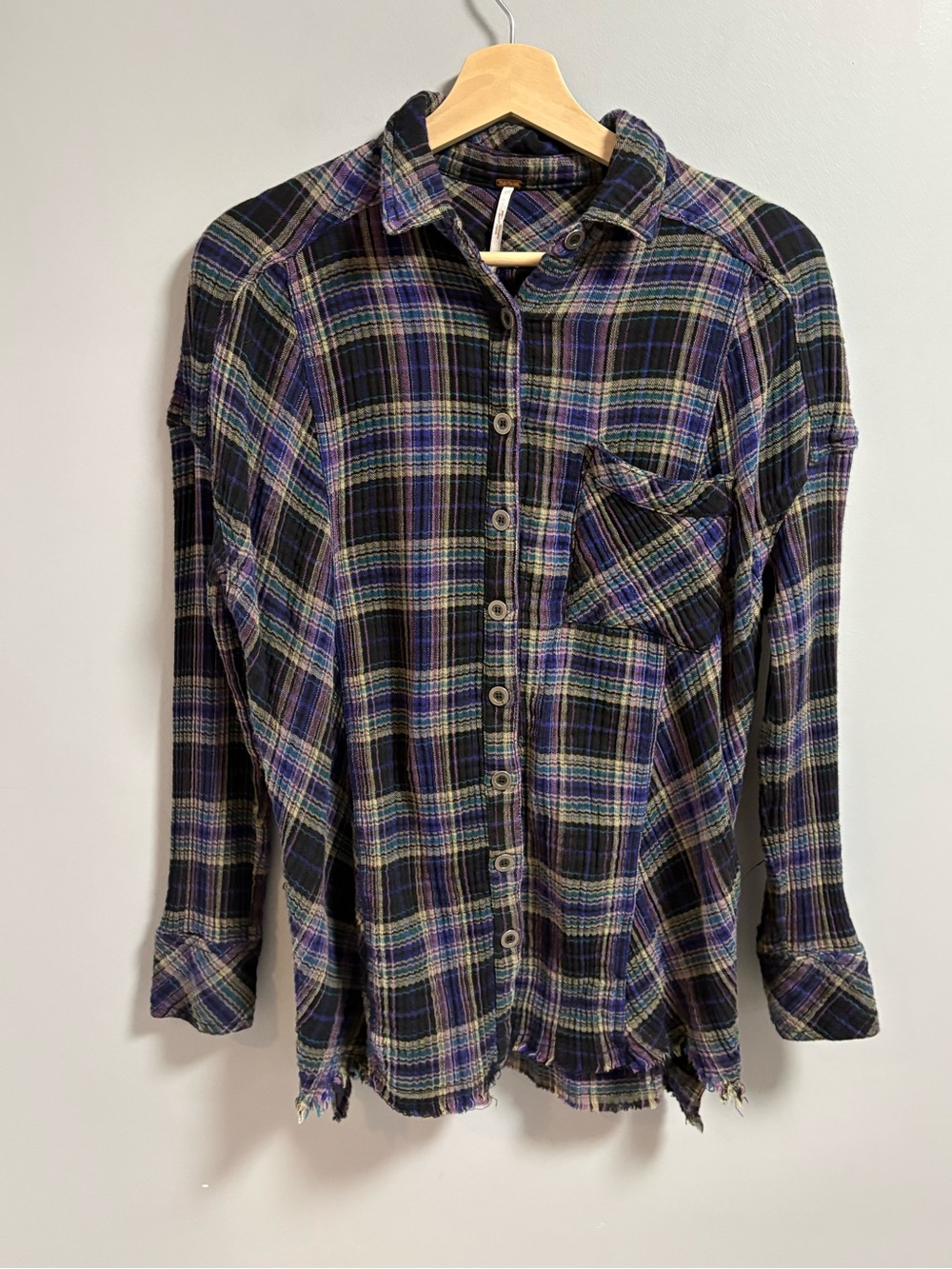 Free People Button Down Top